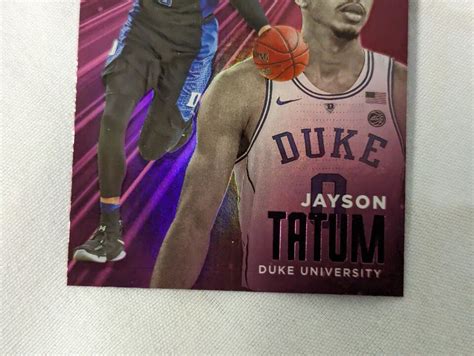 Jayson Tatum Panini Chronicles Draft Picks Essentials Pink