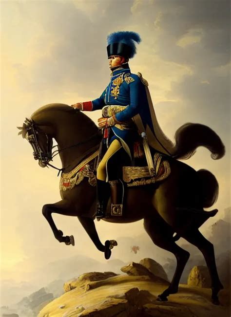 Grandiose Epic Portrait Of Napoleon Bonaparte French Stable Diffusion