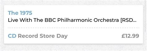 The Live With The Bbc Philharmonic Cd Rsd Ubuy India