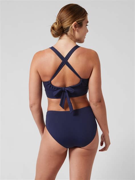 Longline Plunge Bikini Top A C Athleta