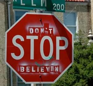 20 Funny hacked stop signs | Funny Signs