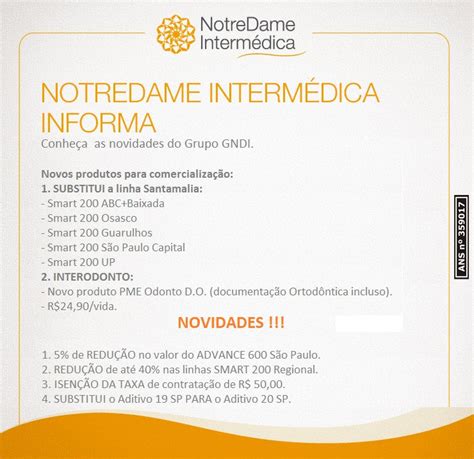 Novidades Nos Planos De Saúde Notredame Intermédica