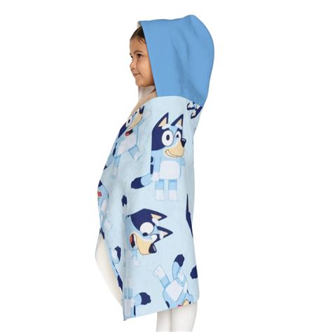 Bluey Inspired Beach Towel Bath Towel Bluey Beach Days Hooded Towel