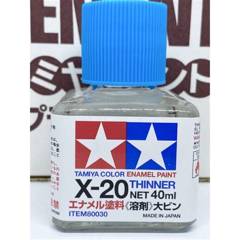 TAMIYA 80030 X 20 40ml Thinner Enamel Mix Color Clean Cutting Lines