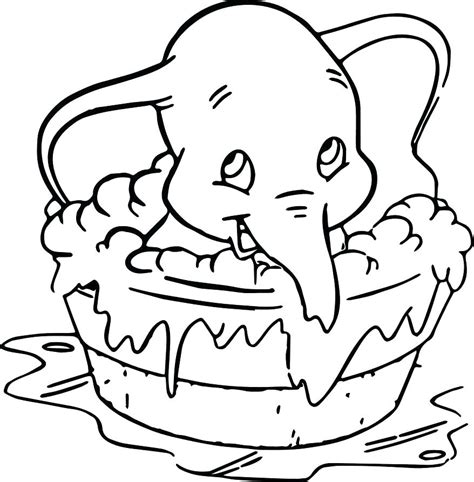 Baby Dumbo Mom Coloring Coloring Pages