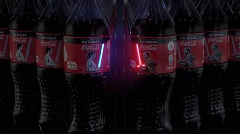 Coca Cola Limitierte Star Wars Flaschen Mit Leuchtendem Laserschwert