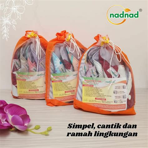 Jual Pembalut Kain Nadnad Menspad Day Reguler Night Panty Pembalut