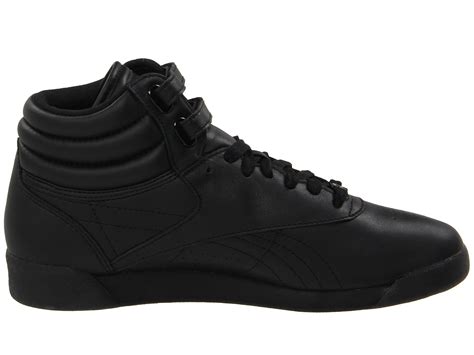 reebok freestyle hi black