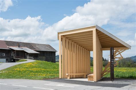 7 World Famous Architects Design Busstops For An Austrian Village Homeli