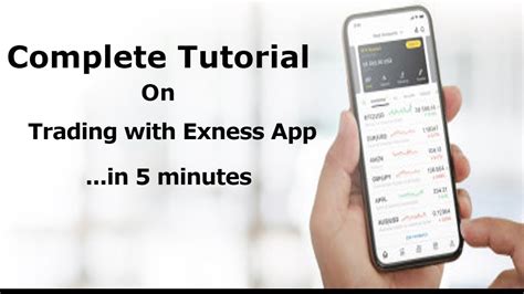 How To Trade On Exness App Youtube