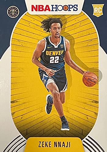 2020 21 파니니 NBA HOOPS ZEKE NNAJI 농구 루키 카드 DENVER NUGGETS