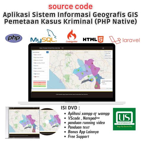 Jual Source Code Sistem Informasi Geografis GIS Pemetaan Kasus