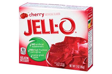 Jell O Cherry Gelatin Dessert G Box Amazon Co Uk Grocery