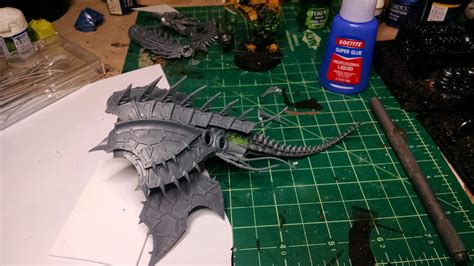 Conversion Hell Drake Warhammer 40000 Plague Drake Wip Gallery