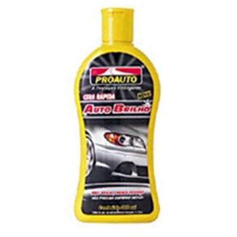 Cera Líquida PROAUTO Auto Brilho 200ml Ceras Silicone e Multiusos