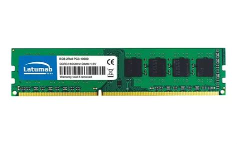 Memoria Ram Latumab 8gb Ddr3 1866mhz 15v Udimm Para Desktop Meses