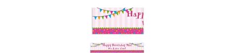 Customizable Girls Birthday Banners - Party City