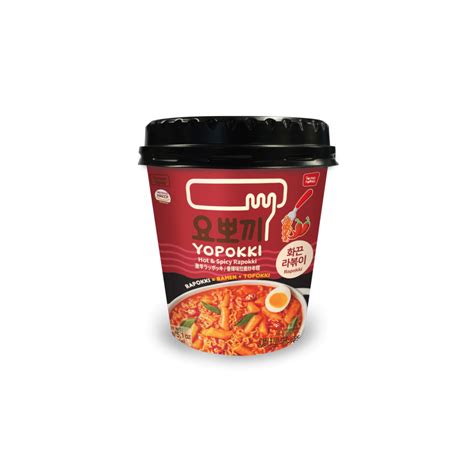 Cup Rabokki ramen gâteaux de riz épicé YOPOKKI KR 145g 16