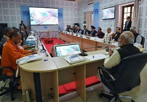 Modi Chairs First Meeting Of Ganga Council Reviews Namami Gange