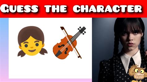 Can You Guess The Characters By Emoji Barbie Wednesday Addams