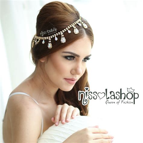 Jual Diana Headpiece Mahkota Tiara Wedding Korea Aksesoris Pengantin