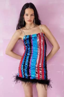 Amy Lynn Disco Stripe Dress Urban Outfitters UK