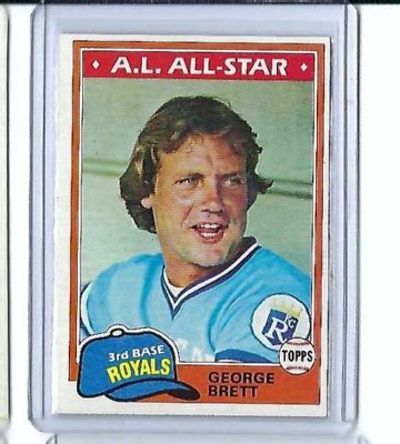 1981 Topps George Brett 700 Kansas City Royals HOF Baseball Card EBay