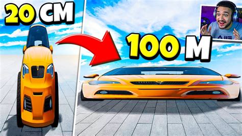 A CADA BATIDA O CARRO FICA MAIS LARGO No BeamNG Drive YouTube