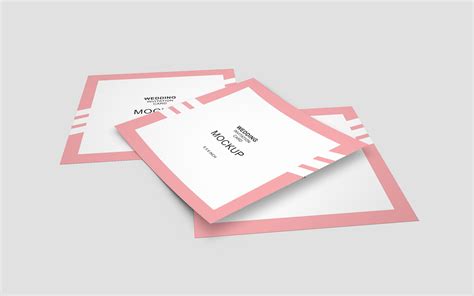 Square Card Mockup Template Graphic by patternhouse · Creative Fabrica