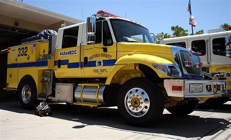 Ventura County Fire Dept Medic Engine 332 Fire Trucks Rescue