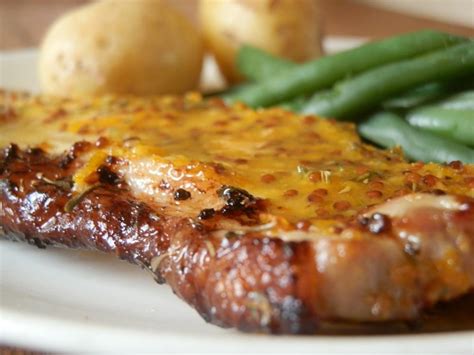 Pork Chops With Honey Mustard Cream Sauce At Joan Salinas Blog