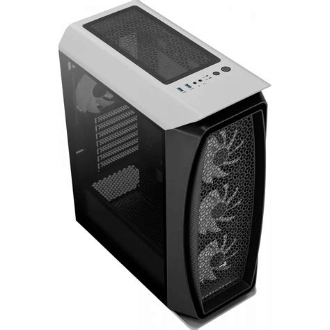 Gabinete Gamer Aerocool Aero One Frost RGB Mid Tower Vidro Temperado