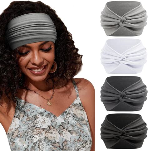 Belevo Bandeau Cheveux Femme Cm Extra Large Bandeaux Mode Pour