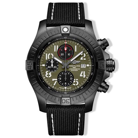 Breitling Super Avenger Night Mission Usa Exclusive Watch V A L X