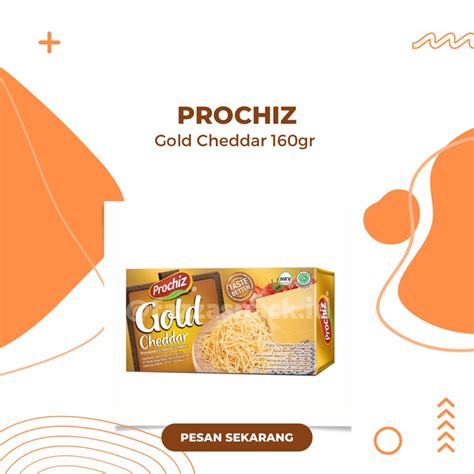 Jual Prochiz Gold Keju Cheddar Olahan Gr Shopee Indonesia