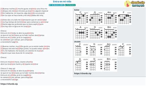 Chord Entra En Mi Vida Tab Song Lyric Sheet Guitar Ukulele