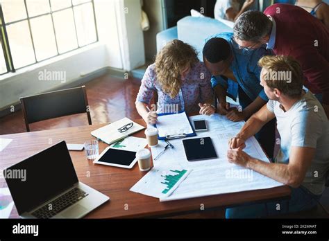 Teamwork Is The Best Way Have A Productive Workday Shot Of A Diverse