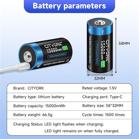 Nimh C Size Rechargeable Battery Mah R C Cell Battery Off