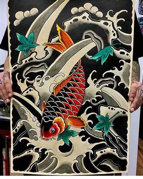 Irezumi Culture Tattoo On Instagram Sick Koi Carp Fish Painting Art