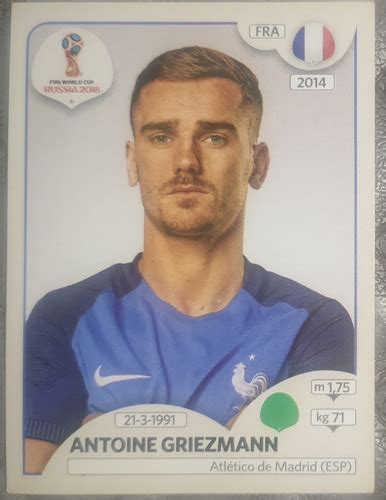 Figurita N195 Antoine Griezmann Francia Mundial Rusia 2018 MercadoLibre