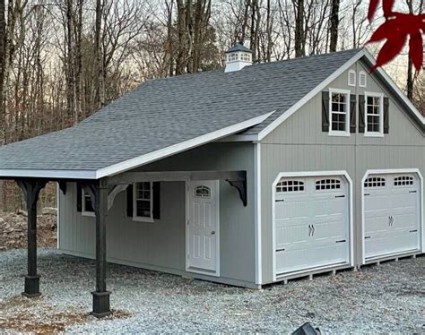 Two Story Garage Kits For Sale-Amish Garages With Lofts