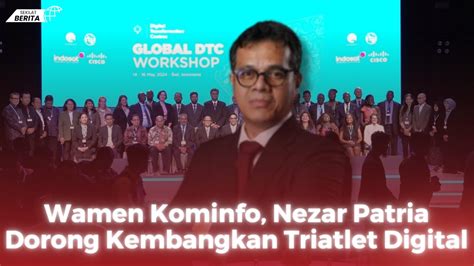 Wamen Kominfo Nezar Patria Dorong Kembangkan Triatlet Digital Video