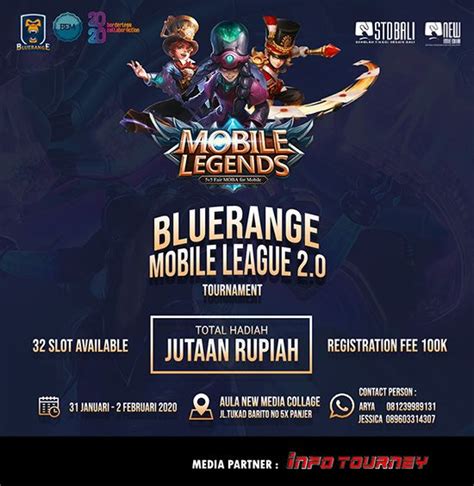 Contoh Poster Turnamen Mobile Legend 56 Koleksi Gambar