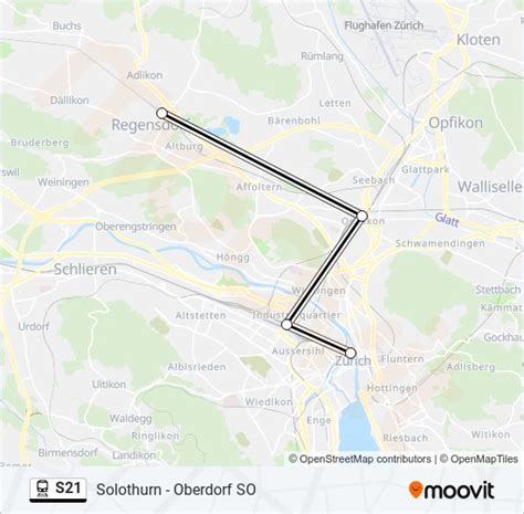 s21 Route Schedules Stops Maps Zürich HbRegensdorf Watt Updated