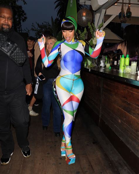 CARDI B at Her Whipping Cream Whipshots Promos in Santa Monica 05/23 ...