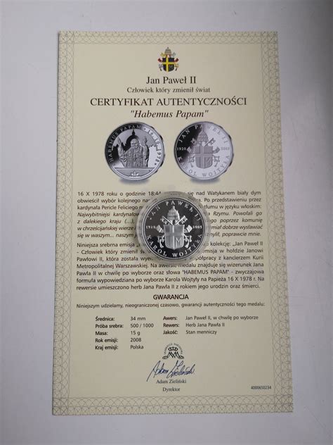 Medal Jan Pawe Ii Cz Owiek Kt Ry Zmieni Wiat Pozna So Acz Olx Pl