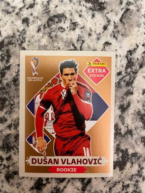 Panini Wm Dusan Vlahovic Extra Sticker Bronze Acheter Sur Ricardo