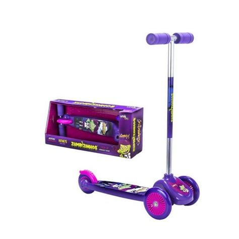 Patinete Infantil Zunbizinhos 3 Rodas Lilas Unik Toy Submarino