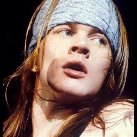 Axl Rose Guns N Roses Welcome To The Jungle Just Pretend Rockn Roll