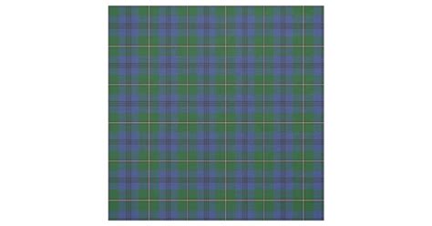 Clan Johnstone Johnston Scottish Tartan Plaid Fabric | Zazzle